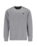 Hajo Sweatshirt Rundhals-Sweatshirt Alloverstruktur Grau/Hellgrau/Dunkelgrau
