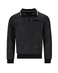 Hajo Sweatshirt mit Stehkragen Dunkelgrau/Schwarz/Grau/Dunkelblau