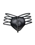 Lau-Fashion G-String Zipper Herren Tanga Slip Wetlook 