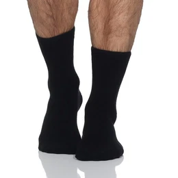 Thermosocken Wintersocken ohne Gummi Herren Thermosocken (4-Paar) Vollfrottee gefttert, ohne Gummi, warmer Herrenstrumpf