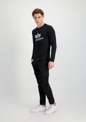 ALPHA INDUSTRIES Shirt Schwarz/Hellblau/Blau