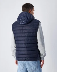 Champion Steppweste Polyfilled Vest Dunkelblau/Hellblau