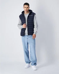 Champion Steppweste Polyfilled Vest Dunkelblau/Hellblau