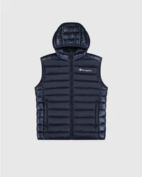 Champion Steppweste Polyfilled Vest Dunkelblau/Hellblau