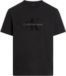 Calvin Klein Jeans T-Shirt CHENILLE MONOLOGO TEE Schwarz/Braun