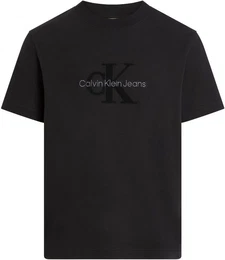 T-Shirt CHENILLE MONOLOGO TEE mit Logostickerei