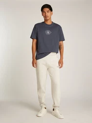 Calvin Klein Jeans T-Shirt NYC STAMP GRAPHIC Dunkelblau/Dunkelgrau/Grau