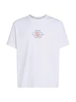Calvin Klein Jeans T-Shirt NYC STAMP GRAPHIC Weiß/Creme/Mischfarben/Hellblau