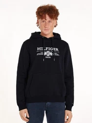 Tommy Hilfiger Sweatshirt Hoodie HILFIGER CREST EMRBO HOODY blau