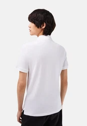 Lacoste Poloshirt Polo Kurzarmshirt Weiß/Creme/Grau