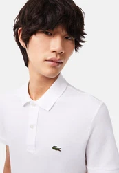 Lacoste Poloshirt Polo Kurzarmshirt Weiß/Creme/Grau