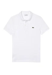 Lacoste Poloshirt Polo Kurzarmshirt Weiß/Creme/Grau