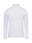 Andrew James Langarmshirt Weiß/Creme/Grau