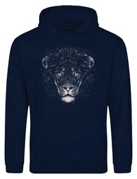 Kapuzenpullover Lwe Herren Hoodie Pullover mit modischem Frontprint