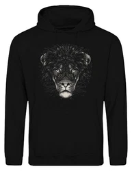 Youth Designz Herren Kapuzenpullover mit Frontprint Braun/Schwarz