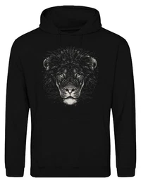 Kapuzenpullover Lwe Herren Hoodie Pullover mit modischem Frontprint