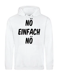 Youth Designz Kapuzenpullover N Hoodie Fun-Print Weiß