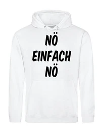 Kapuzenpullover N Einfach N Herren Hoodie Fun-Print Pullover mit lustigem Spruch