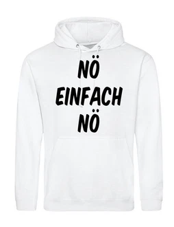Youth Designz Kapuzenpullover N Hoodie Fun-Print Weiß