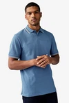 Next Poloshirt Pikee im Regular Fit mit Kragenstreifen Blau