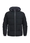 Milestone Steppjacke MSCordoba mit Logo Badge Dunkelblau/Schwarz