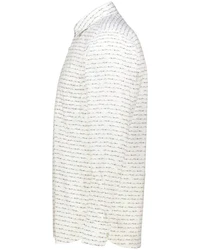 BOSS Langarmhemd REMITON Weiß/Grau/Beige/Khaki/Creme