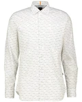 BOSS Langarmhemd REMITON Weiß/Grau/Beige/Khaki/Creme