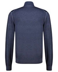 BOSS Strickpullover ARTULO Dunkelblau/Grau