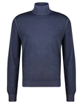 BOSS Strickpullover ARTULO Dunkelblau/Grau