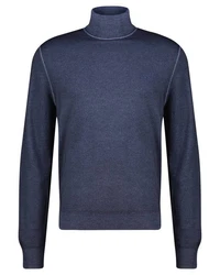 BOSS Strickpullover ARTULO Dunkelblau/Grau