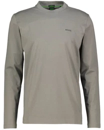 T-Shirt Herren Langarmshirt mit Baumwolle Regular Fit (1-tlg)