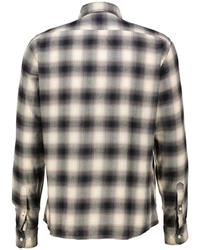 BOSS Langarmhemd Herren Freizeithemd LIAM Regular Fit Hellblau/Blau/Schwarz