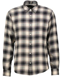BOSS Langarmhemd Herren Freizeithemd LIAM Regular Fit Hellblau/Blau/Schwarz
