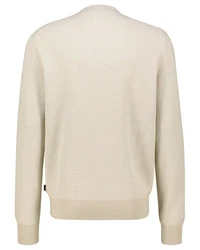 BOSS Strickpullover AMERCURY Regular Fit Khaki/Braun/Beige