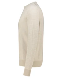 BOSS Strickpullover AMERCURY Regular Fit Khaki/Braun/Beige