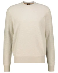 BOSS Strickpullover AMERCURY Regular Fit Khaki/Braun/Beige