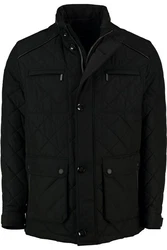 bugatti Outdoorjacke Schwarz/Dunkelgrün