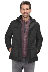 bugatti Outdoorjacke Schwarz/Dunkelgrün