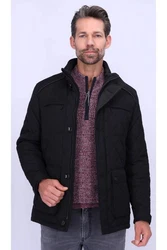 bugatti Outdoorjacke Schwarz/Dunkelgrün
