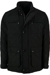 bugatti Outdoorjacke Schwarz/Dunkelgrün