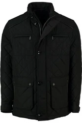 bugatti Outdoorjacke Schwarz/Dunkelgrün