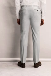 Next Stretch-Hose Elegante Muscle Fit Hose mit Motionflex-Stretch Grau/Hellgrau
