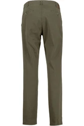 Club of Comfort Stoffhose Garvey Flat-Front Khaki/Dunkelgrün