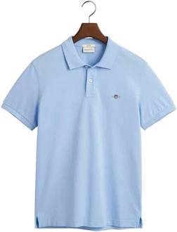 Gant Poloshirt REGULAR SHIELD Hellblau/Blau Gant Poloshirt REGULAR SHIELD Hellblau/Blau
