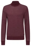 STREET ONE MEN Rollkragenpullover Dunkelrot/Bordeaux/Rosa/Lila