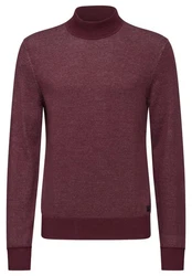 STREET ONE MEN Rollkragenpullover Dunkelrot/Bordeaux/Rosa/Lila