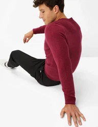 Brax Strickpullover Style RICK Dunkelrot/Rosa/Lila/Bordeaux