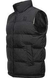 Ragwear Steppweste Savan Herren Outdoorweste Schwarz/Dunkelgrau