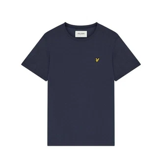 Lyle & Scott T-Shirt Plain Dunkelblau/Blau