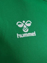 hummel T-Shirt Hmlessential Jersey Grün/Türkis/Neonfarben